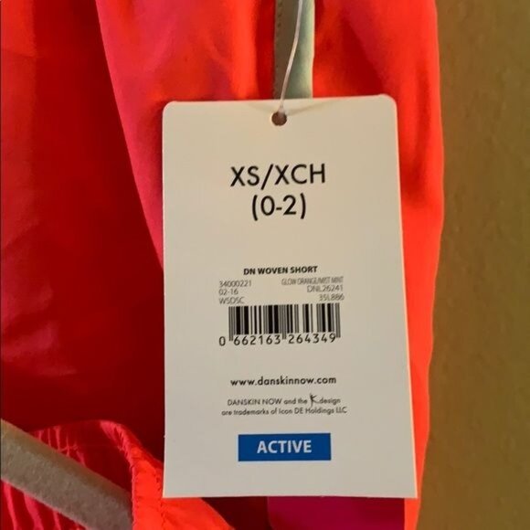 Danskin Now Performance Loose Fit Womens Shorts with Inner Liner, 2 Pack, XS(0-2 - Picture 4 of 4